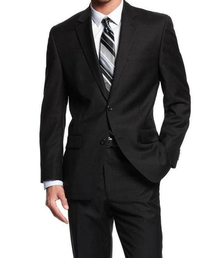 Costume Noir Homme 2 Pièces Vinci: Élégance Instantanée, Confort Absolu.